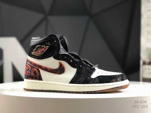 Corporate Level With Half Size Air Jordan 1 Retro High Og Xuanwu High Top Snake
