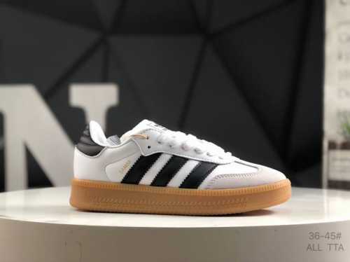 Company-Level With Half-Size Adidas Samba Xlg Low-Top Thick-Soled Sports Shoes E