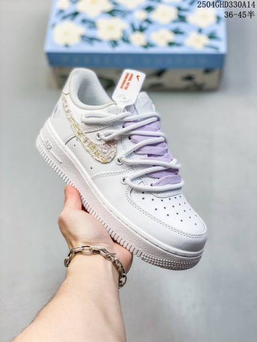 Company-Level Half-Size Nike Air Force 1'07 Low Air Force One Low-Top Versatile