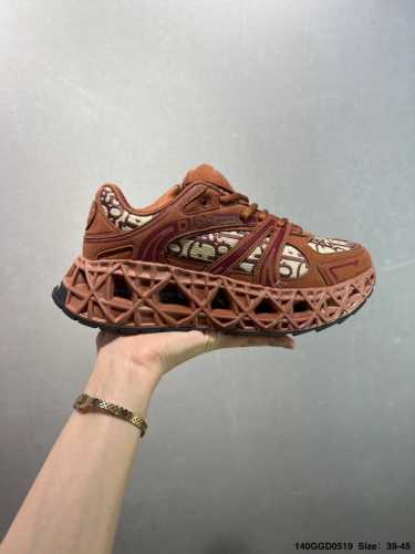 Corporate Dior Mesh Low-Top Sports Casual Shoes This Series Is Made Of Black Mes
