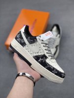 Limited Sale Overseas! Corporate-Level Nike Air Force 7 Low "Lv Co-Branded Doubl