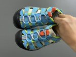 Overseas Edition Keen Stream-Crossing Children's Sandals With Magic Tape At The