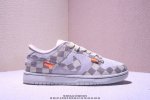 Nk Sb Dunk Low Lv Joint Black And Gray Denim Anniversary High-End Customized Low