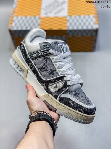 Company-Grade Lv Louis Vuitton Trail Sneaker Low Casual Sports Culture Versatile