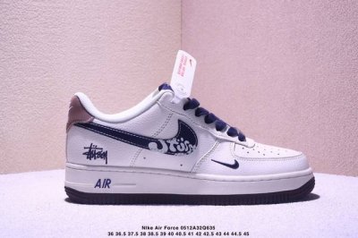 Overseas Limited Release! Company-Level Nike Air Force 1 '07 Low Stussy Collabor