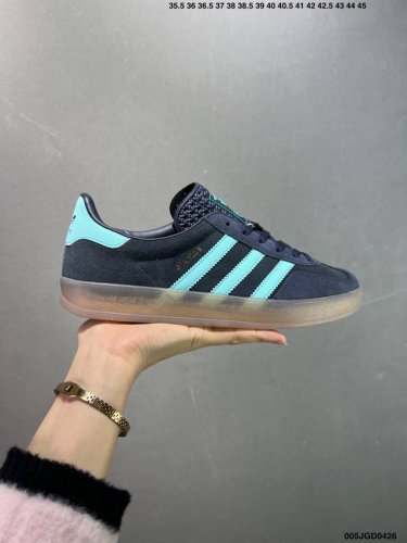 Company-Level Ad Originals Gazelle Indoor Blue Clover Retro Casual Sports Shoes