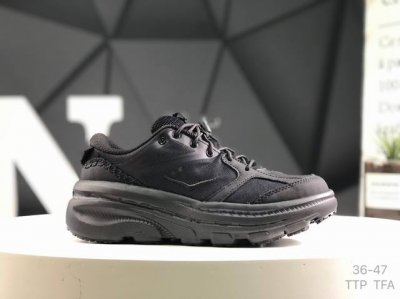 Hoka One One Bondi B3 Bondi B3 Low-Top Black Unisex Anti-Slip Durable Low-Top Ru
