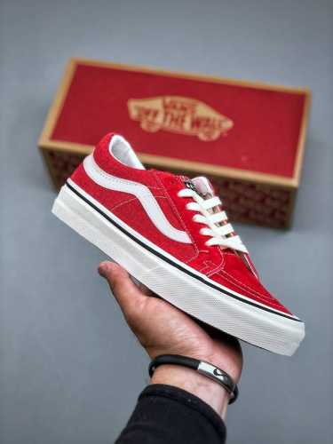 Vans Sk8-Low Red Label A New Generation Of Low-Top Vulcanized Canvas Shoes This