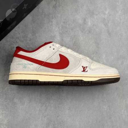 Local Core Private Nk Sb Dunk Low Lv Joint Gray And Red Hook Anniversary High-En - Click Image to Close