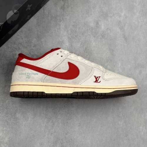 Local Core Private Nk Sb Dunk Low Lv Joint Gray And Red Hook Anniversary High-En