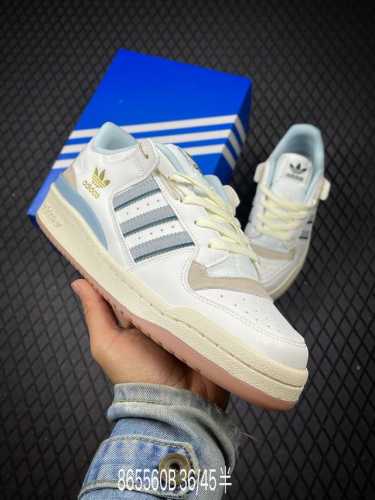 B Adidas Originals Forum 85 Low 84 Rome Series Low-Top Retro Lace-Up Versatile C