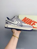 Corporate Nike Air Force 7 Low "Stussy Joint--Gray White English Blue Base" Air