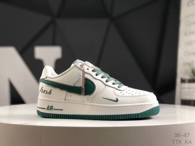 Nike Air Force 1 Low '07 Low-Top Casual Skate Shoes Custom Leather Original Last