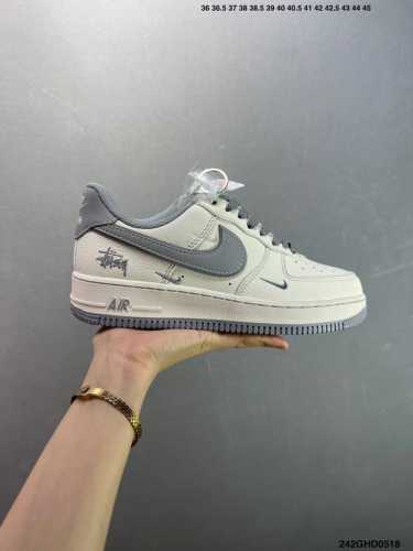 Corporate Nike Air Force 1 07 Low Stussy Co-Branded Blue Line Nike Hook Air Forc