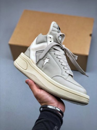 Made In Dongguan G Version Ro Rick Owens Main Line Style Converse Brand New Gray