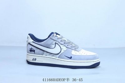 Nike Air Force 1 Af1 Nike Low-Top Air Force One Casual Sneakers Stussy Item Numb