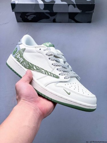 Company-Level First-Layer Nike Air Jordan 1 Low Aj1 Joe 1 Low-Top Trendy Slow-Mo