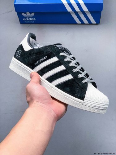 Company Level! Adidas Superstar Shell Head Classic Versatile Casual Sneakers 041