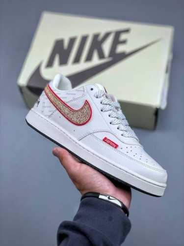 Welfare Special Nike Court Vision Low Stussy Joint Low-Top Versatile Breathable