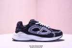 Genuine Dior B30 Mesh Fabric Thick-Soled Lace-Up Casual Low-Top Sneakers For Men