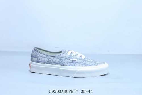 Vans X Dior Joint Slip-On High-Grade Gray To Report 59203Adopr Half 35-44