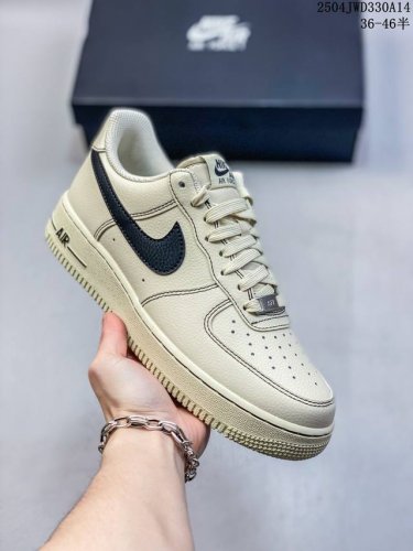 Company-Level Half-Size Nike Air Force 1'07 Low Air Force One Low-Top Versatile