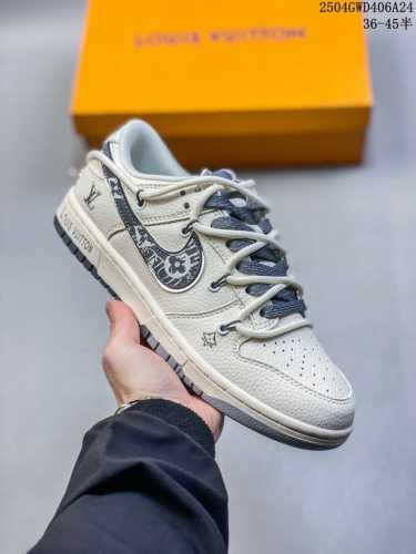 Overseas Hit Limited Sale! Corporate-Level Nike Sb Dunk Low "Lv Series Straps Gr