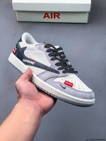 Company-Level First-Layer Nike Air Jordan 1 Low Aj1 Joe 1 Low-Top Trendy Slow-Mo