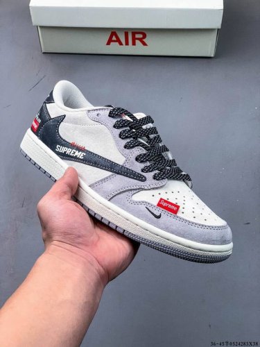 Company-Level First-Layer Nike Air Jordan 1 Low Aj1 Joe 1 Low-Top Trendy Slow-Mo
