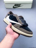 Real Label Half Size Nike Air Jordan Low 1 Jordan 1 Low-Top Inverted Hook Classi
