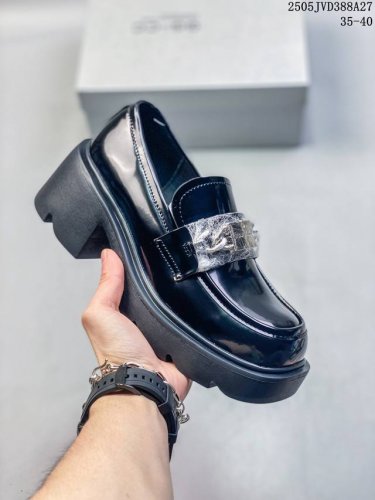 Corporate Gg-Cc Liquid Metal 7.5Cm 2025 Summer New Fashion Thick-Soled Hole Slip