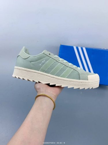 Adidas X Clot Collaboration Superstar Shell-Top Series Low-Top Classic Versatile