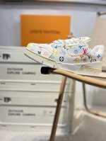 Louis Vuitton Lv Louis Vuitton Board Shoes New Model Lv Trainer Latest Colorway