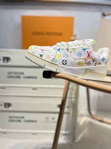 Louis Vuitton Lv Louis Vuitton Board Shoes New Model Lv Trainer Latest Colorway