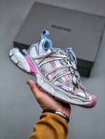 Balenciaga Paris 3Xl New Spider-Man Blue And Pink Gradient Dad Shoes With Origin