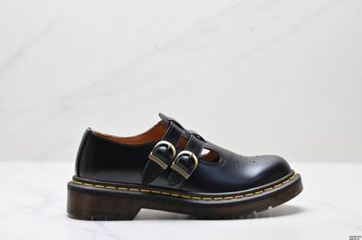 Corporate Dr.Martens Core Polley T Top Layer Cowhide T-Strap Casual Leather Shoe