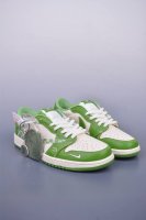 Fragment X Travis Scott X Lv Air Jordan 1 Low Three-Party Joint Inverted Hook Th