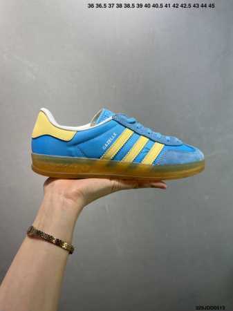 Adidas Originals Gazelle Indoor Retro Three-Stripe Slip-Resistant Transparent Ru - Click Image to Close