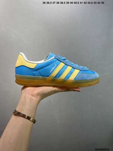 Adidas Originals Gazelle Indoor Retro Three-Stripe Slip-Resistant Transparent Ru