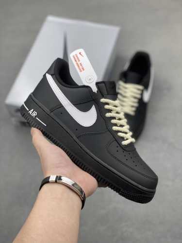 Official Hot-Selling Customized Company-Level Nike Air Force 1 Low'07 Black And