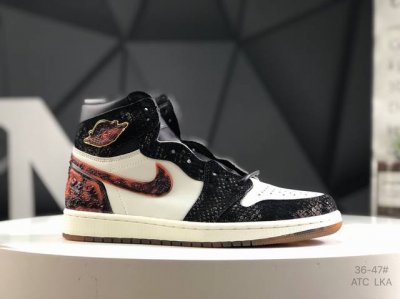 Corporate Level With Half Size Air Jordan 1 Retro High Og Xuanwu High Top Snake