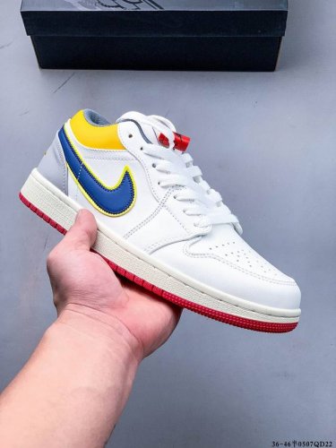 Authentic Label! Nike Air Jordan Low 1 Low-Top Classic Casual Skate Shoe 0507Qd2