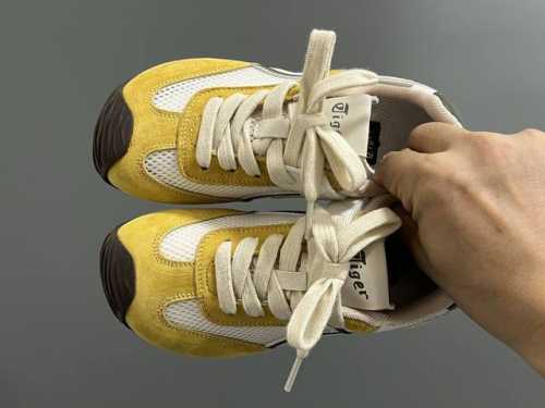 Asics Onitsuka Tiger Pig Eight Leather Single Mesh Side-Strap Children's Shoes,
