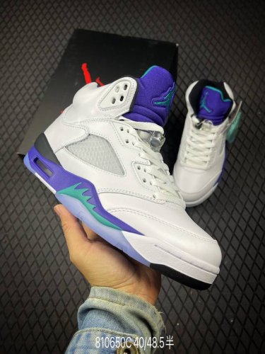 C Nike Air Jordan 5 Retro High Michael Jordan Aj5 High-Top Cushioned Anti-Slip B