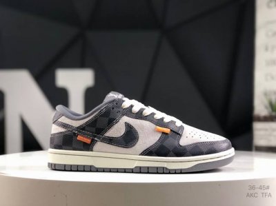Nike Nk Sb Dunk Low Lv Joint Anniversary High-End Customized Low-Top Casual Snea