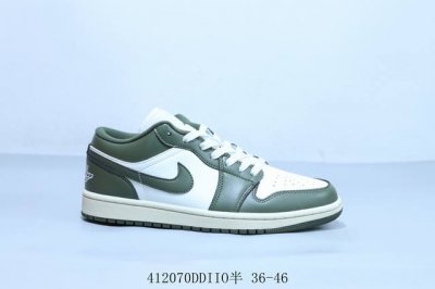 Jordan Air Jordan 1 Low Aj1 Jordan 1 Low-Top Retro Cultural Casual Sports Basket
