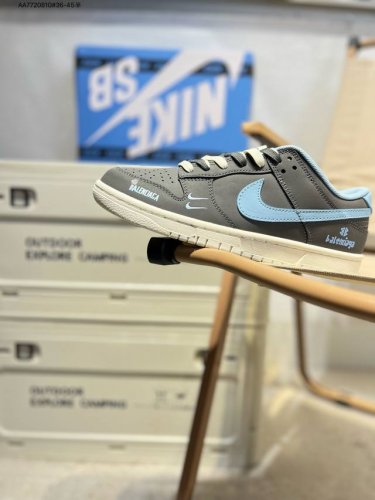 Nike Sb Dunk Low Anniversary Premium Custom Low-Top Casual Skate Shoes Custom Sh