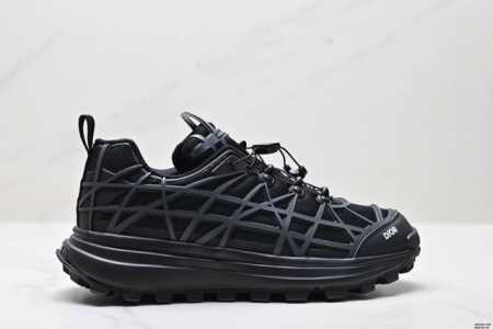 Genuine Dior B31 Mesh Rubber Round Toe Lace-Up Rattan Pattern Comfortable And We - Click Image to Close