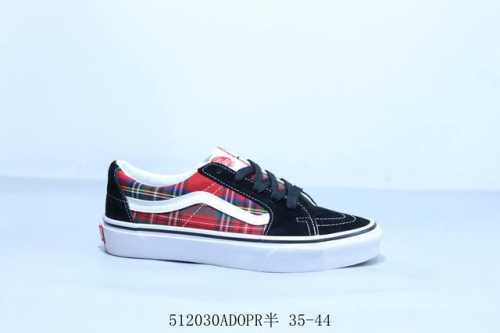 Vansoldskool 36Dxanaheim Black Scottish Plaid Liu Yaowen Same Style Men's And Wo