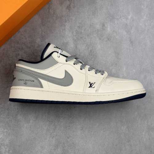 Local Core Private Air Jordan 1 Low Aj1 Joe 1 Lv Joint Ash Three-Dimensional Hoo
